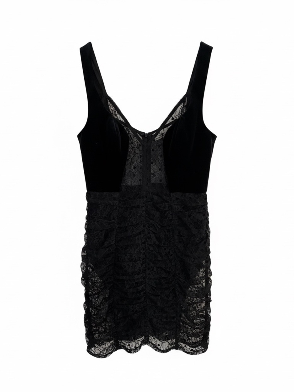Black Lace & Velvet For Love and Lemons Dress